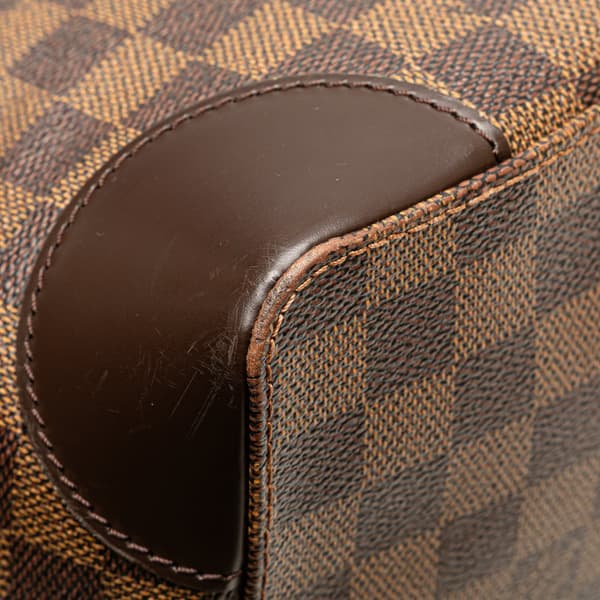 Pre-owned Louis Vuitton Damier Ebene Hampstead PM Brown
