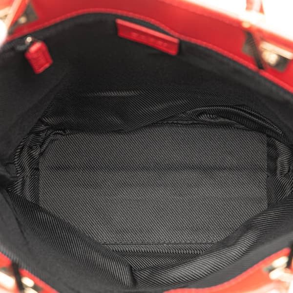 Pre-owned Gucci GG Canvas Tote Red