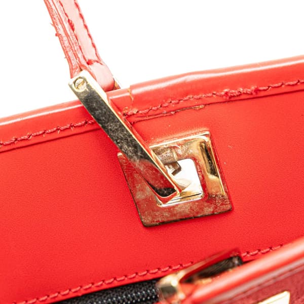 Pre-owned Gucci GG Canvas Tote Red