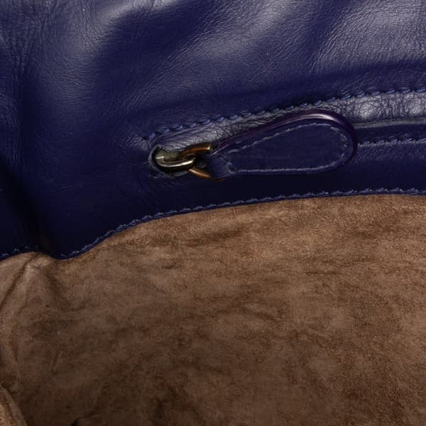 Pre-owned Bottega Veneta Medium Nappa Intrecciato Roma Tote Blue