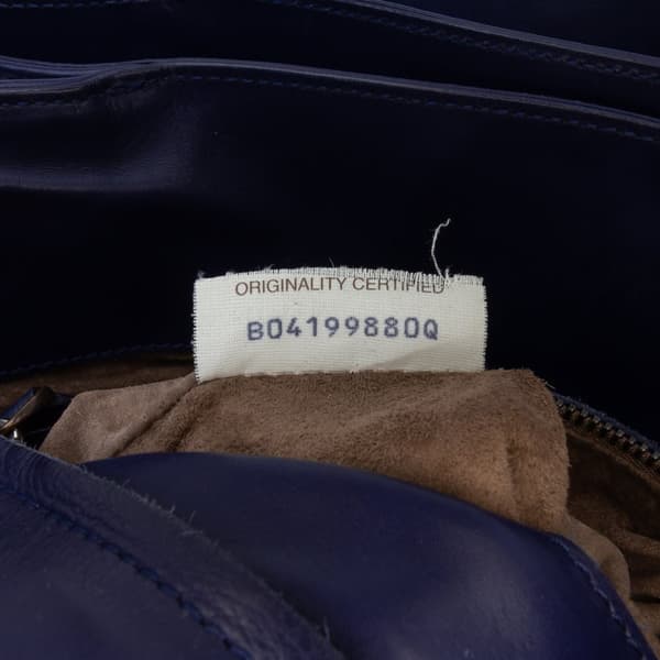 Pre-owned Bottega Veneta Medium Nappa Intrecciato Roma Tote Blue