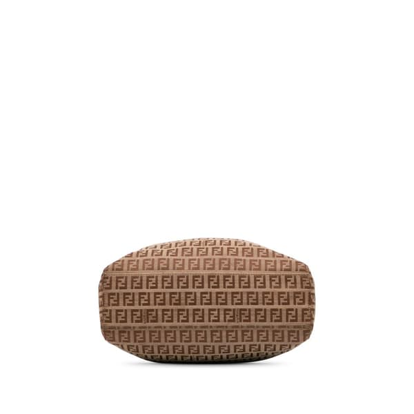 Pre-owned Fendi Zucchino Canvas Tote Brown