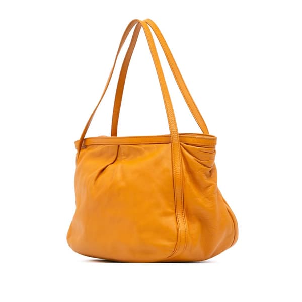 Pre-owned LOEWE Leather Tote Orange