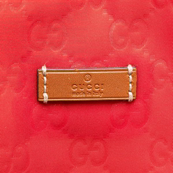 Pre-owned Gucci GG Nylon Tote Red