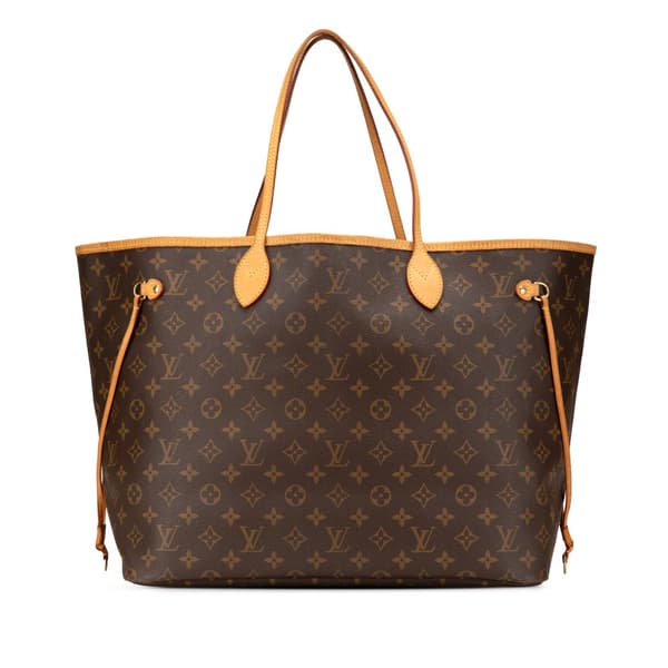Pre-owned Louis Vuitton Monogram Neverfull GM Brown