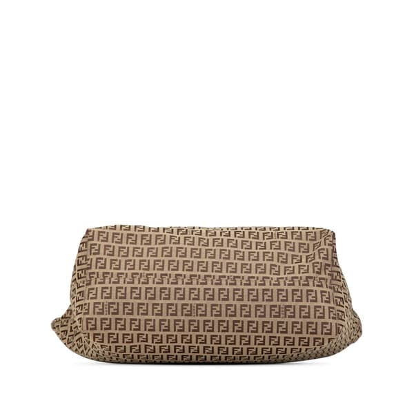 Pre-owned Fendi Zucchino Canvas Tote Brown