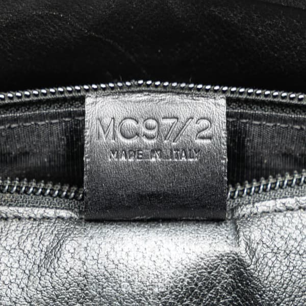 Pre-owned Celine Macadam Coated Canvas Tote Black
