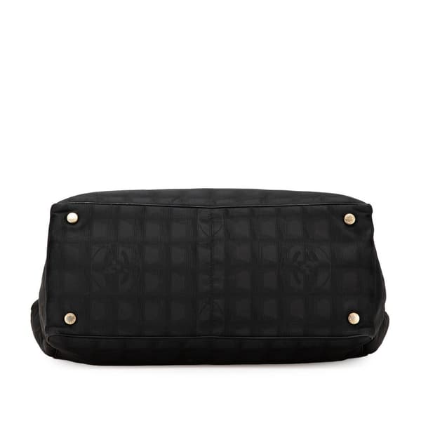 Pre-owned Chanel New Travel Line Nylon Tote Black