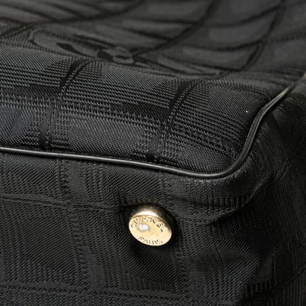 Pre-owned Chanel New Travel Line Nylon Tote Black