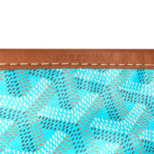 Pre-owned Goyard Goyardine Reversible Belharra Tote Blue