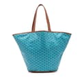 Miniatyrbilde 1 av 10: Pre-owned Goyard Goyardine Reversible Belharra Tote Blue