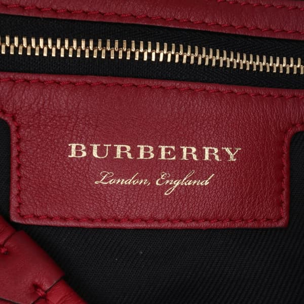 Pre-owned Burberry Small Haymarket Check Canvas Canterbury Tote Brown