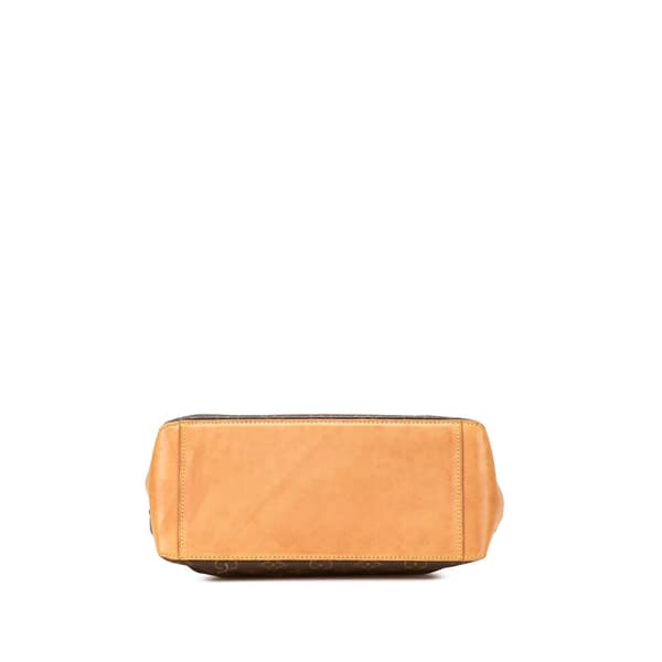 Pre-owned Louis Vuitton Monogram Cabas Piano Brown