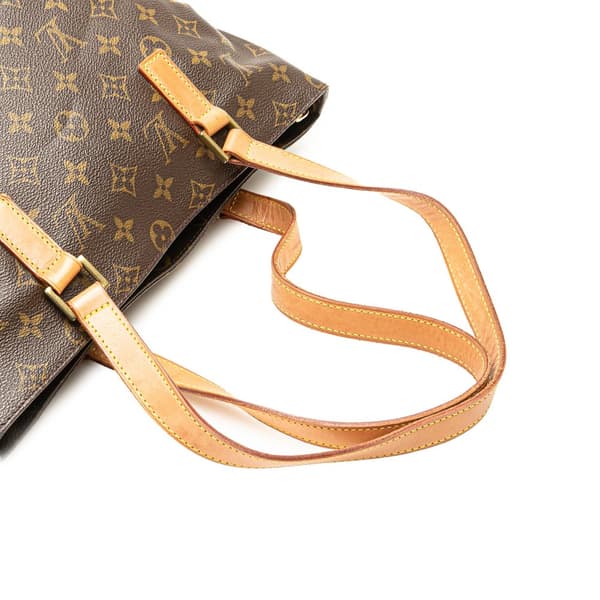 Pre-owned Louis Vuitton Monogram Cabas Piano Brown