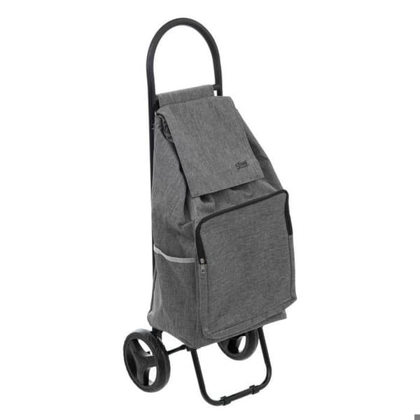Kundvagn - Fem - Nomad - Grå Metall - 2 hjul - H 95 cm