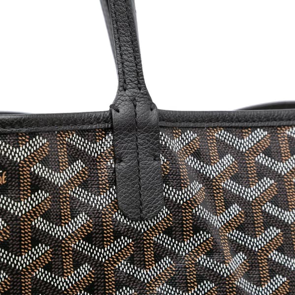 Pre-owned Goyard Goyardine Saint Louis PM Black