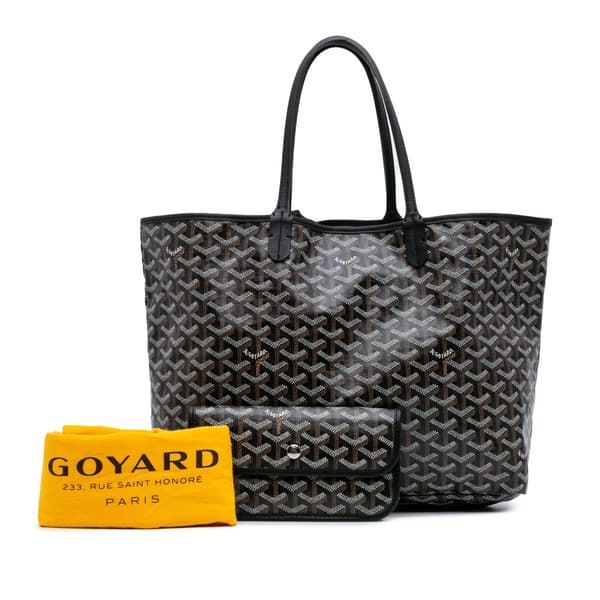 Pre-owned Goyard Goyardine Saint Louis PM Black