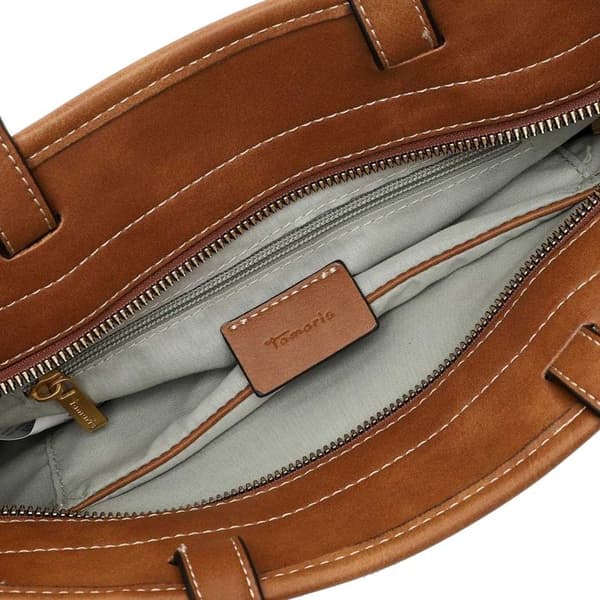 Tamaris Sac shopper grön ljusbrun för kvinnor - Fernanda Cityshopper M Khaki 307673