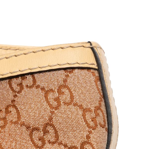 Pre-owned Gucci GG Lurex Scarlett Tote Brown
