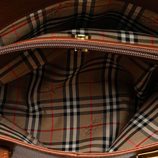 Pre-owned Burberry Leather Tote Brown