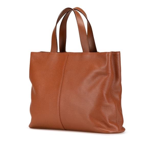 Pre-owned Burberry Leather Tote Brown