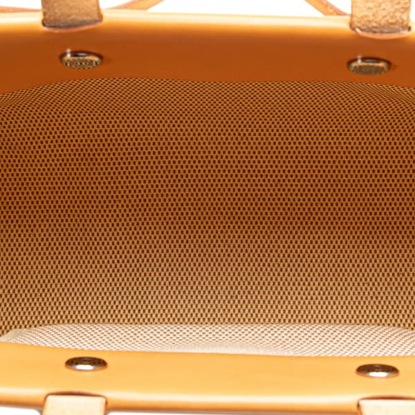 Pre-owned Hermès Toile Herbag Cabas GM Brown