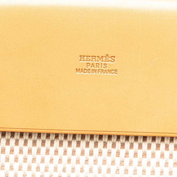 Pre-owned Hermès Toile Herbag Cabas GM Brown
