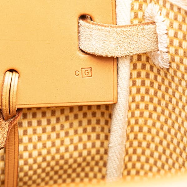 Pre-owned Hermès Toile Herbag Cabas GM Brown