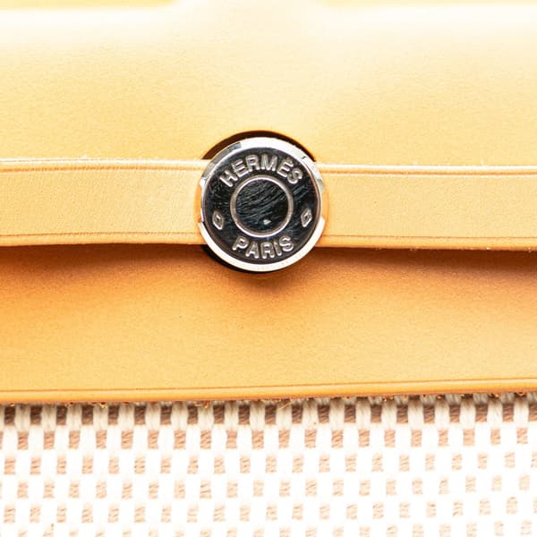 Pre-owned Hermès Toile Herbag Cabas GM Brown