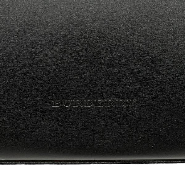 Pre-owned Burberry Leather Tote Black
