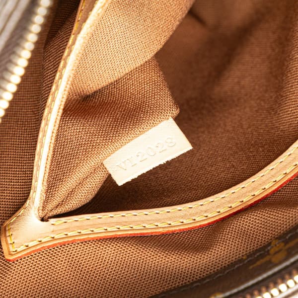 Pre-owned Louis Vuitton Monogram Cabas Piano Brown