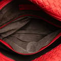 Miniatyrbillede 4 af 10: Pre-owned Bottega Veneta Nappa Intrecciato Brick Tote Red