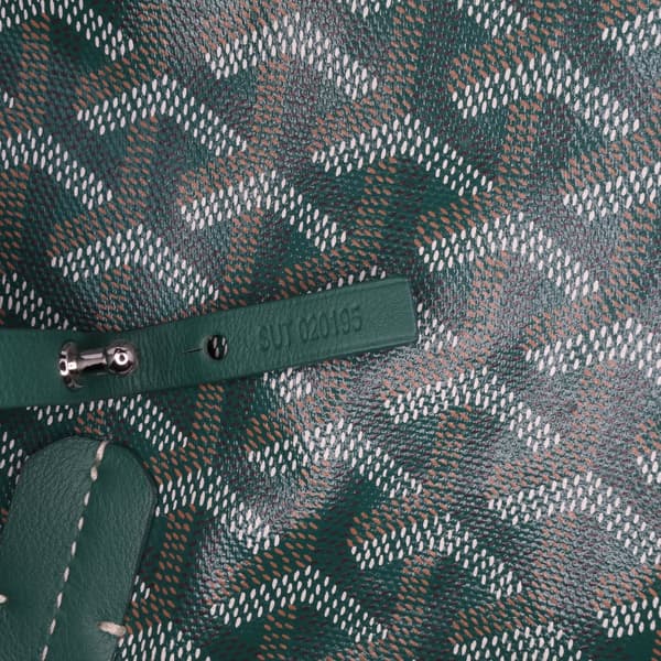 Pre-owned Goyard Goyardine Reversible Anjou GM Green