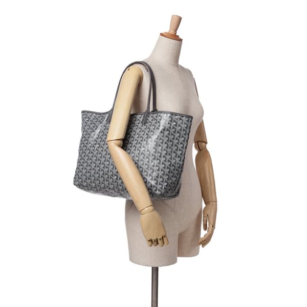 Pre-owned Goyard Goyardine Saint Louis PM Gray