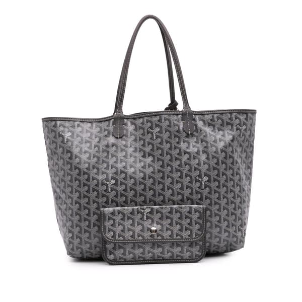 Pre-owned Goyard Goyardine Saint Louis PM Gray
