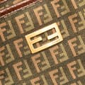 Miniatyrbilde 7 av 10: Pre-owned Fendi Large Zucchino Canvas Tote Brown