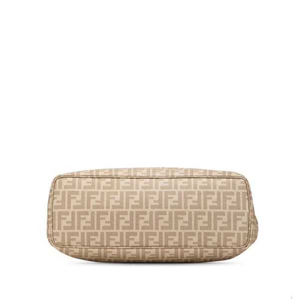 Pre-owned Fendi Zucca Spalmati Tote Brown