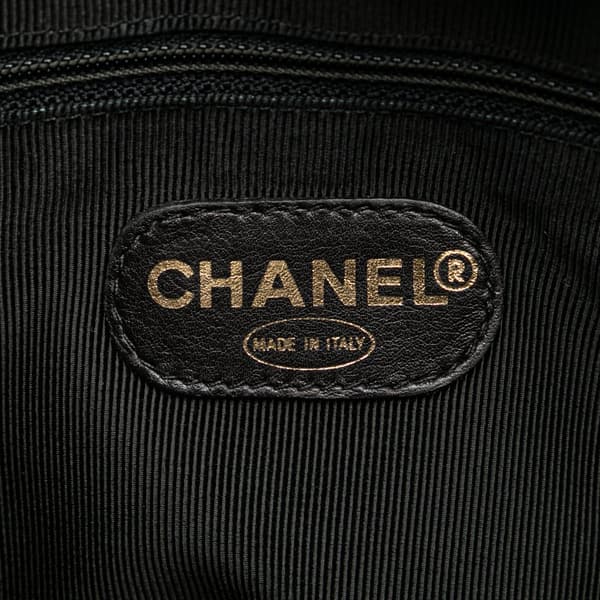 Pre-owned Chanel Triple CC Caviar Tote Black