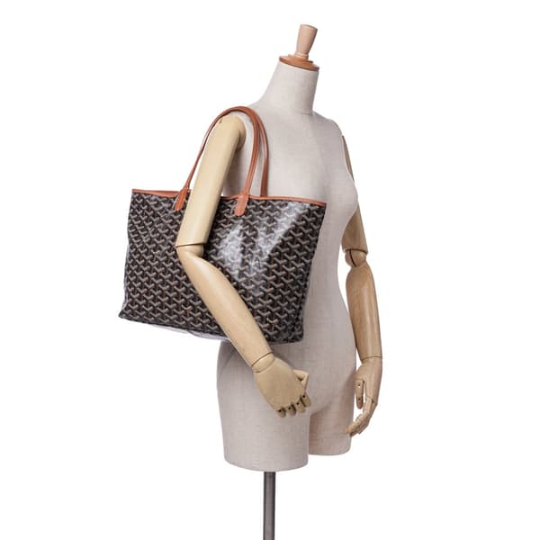 Pre-owned Goyard Goyardine Saint Louis PM Black