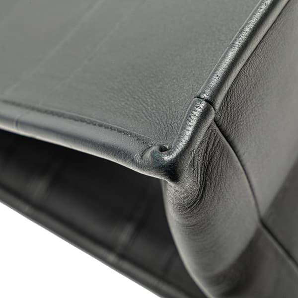 Pre-owned Dior Medium Embossed Leather Book Tote Black