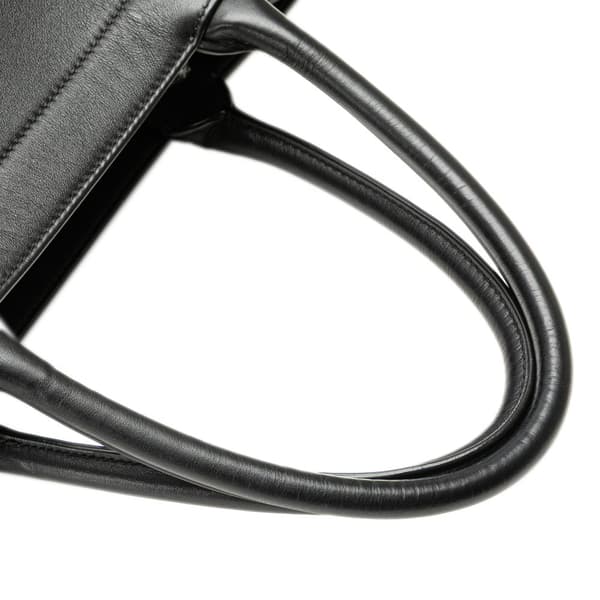 Pre-owned Dior Medium Embossed Leather Book Tote Black