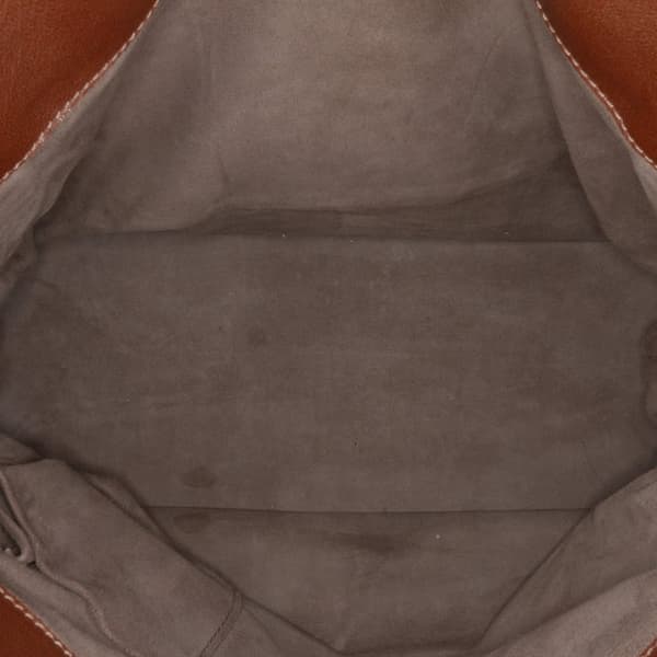 Pre-owned Bottega Veneta Large Chene Tratteggiato Intrecciato Roma Tote Brown