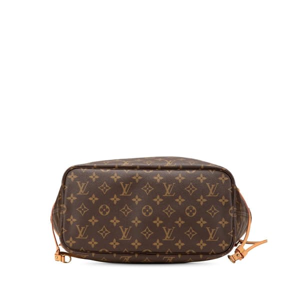 Pre-owned Louis Vuitton Monogram Neverfull MM Brown