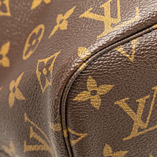 Pre-owned Louis Vuitton Monogram Neverfull MM Brown