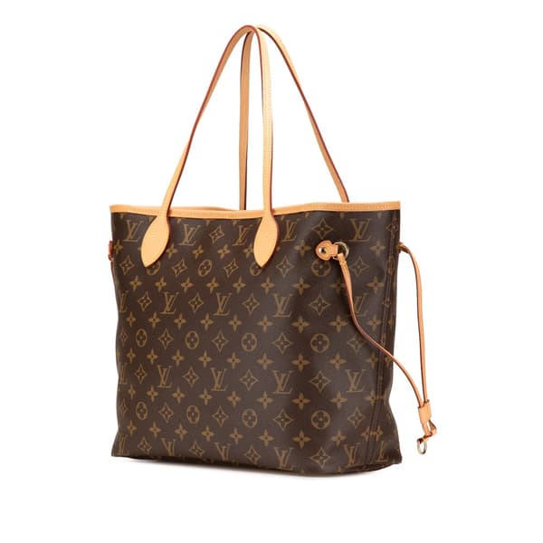 Pre-owned Louis Vuitton Monogram Neverfull MM Brown