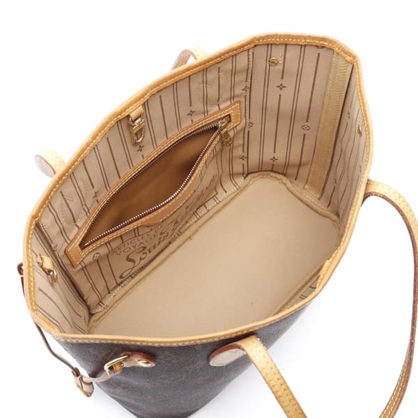 Pre-owned Louis Vuitton Monogram Neverfull PM Brown