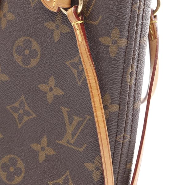 Pre-owned Louis Vuitton Monogram Neverfull PM Brown