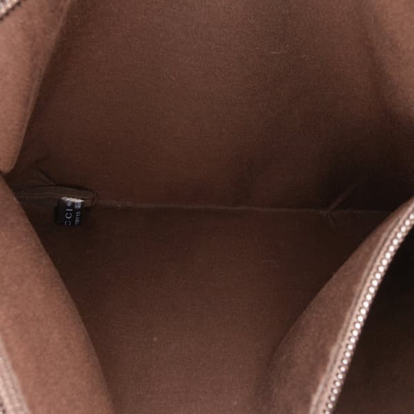 Pre-owned Gucci Metallic Guccissima Tote Brown
