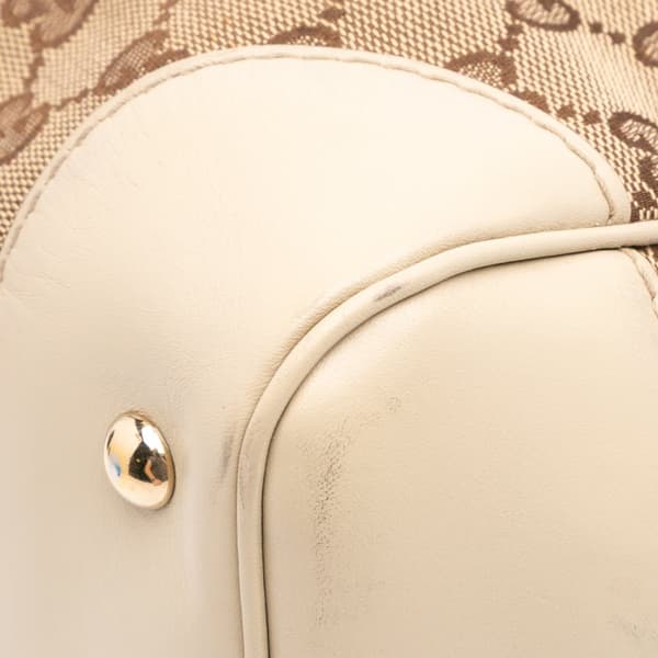 Pre-owned Gucci GG Canvas Mayfair Tote Brown