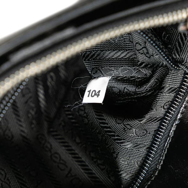 Pre-owned Prada Spazzolato Tote Black